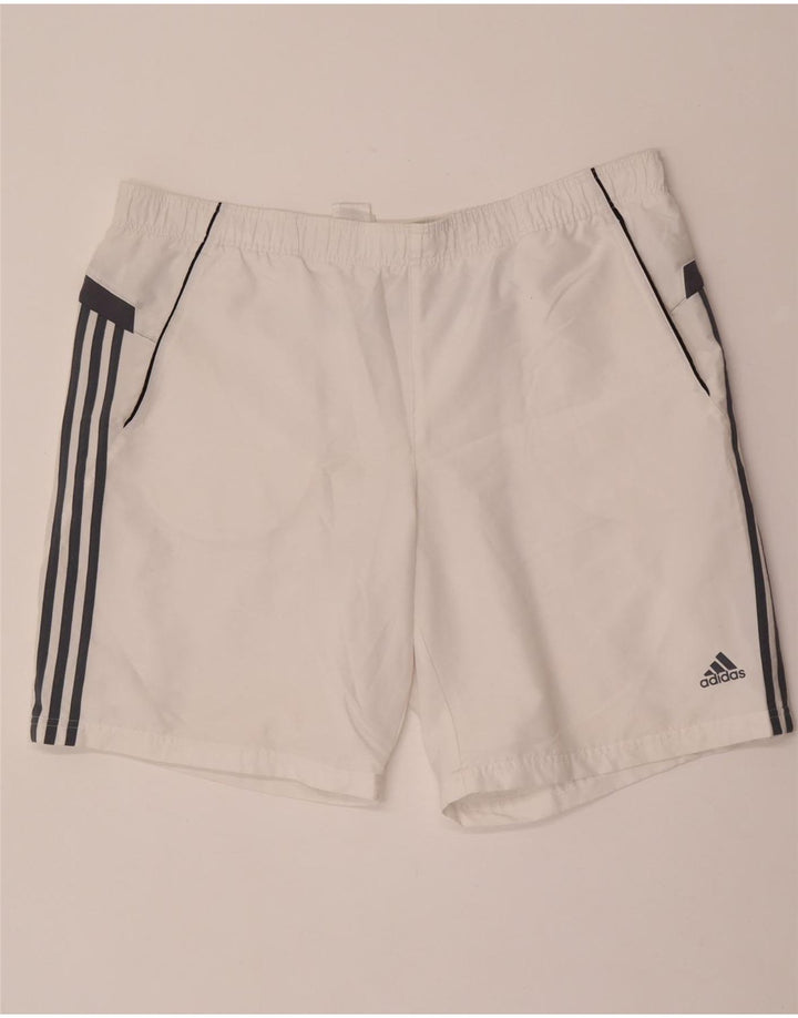 Pantaloncini sportivi Adidas Climacool da uomo 2XL poliestere bianco