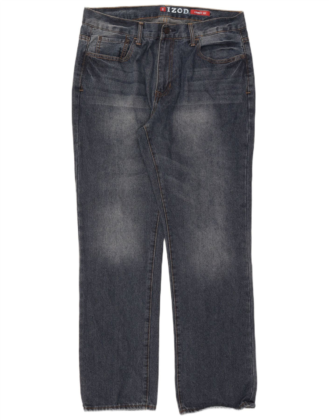 Jeans dritti da uomo Izod W36 L32 cotone blu