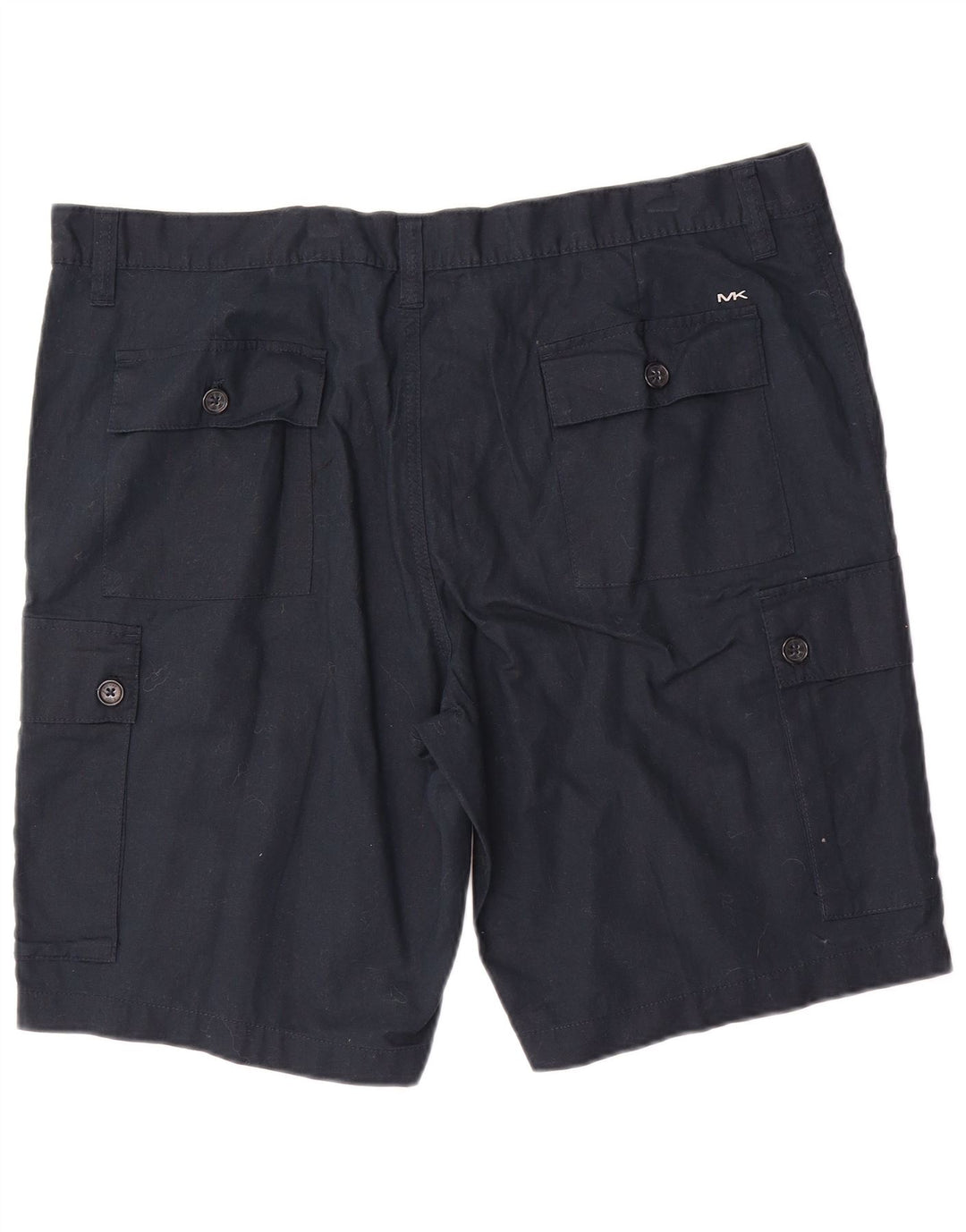 Pantaloncini cargo da uomo Michael Kors W40 XL Lino blu navy