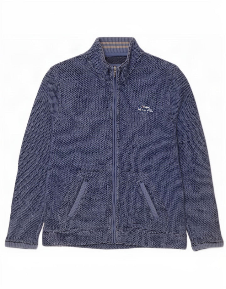 Giacca da ginnastica da uomo Weird Fish XL in cotone blu navy