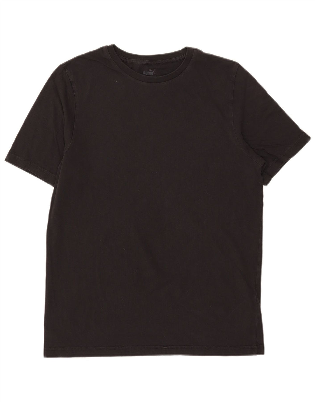 T-shirt da uomo PUMA Top media in cotone nero