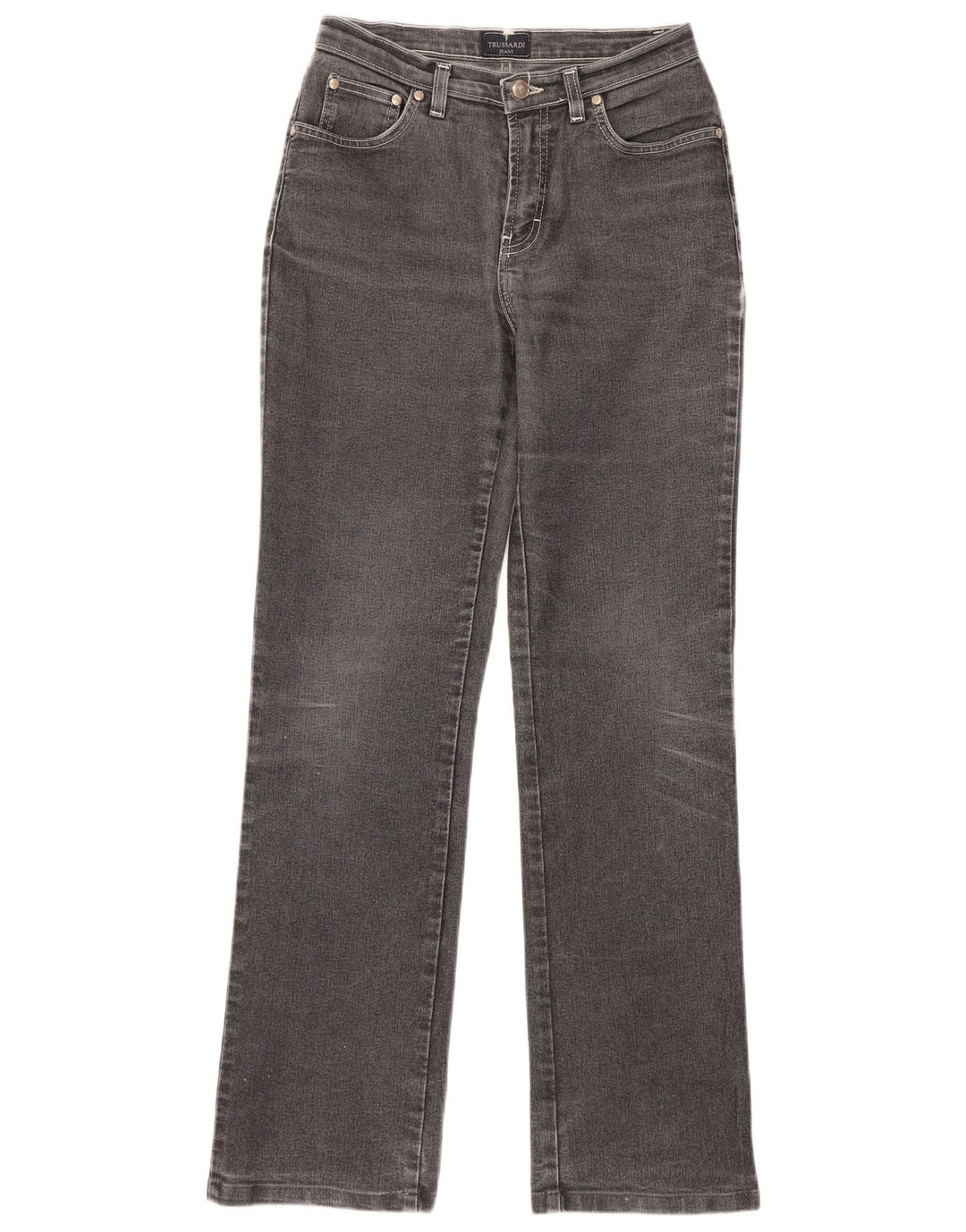 Jeans Dritti Donna TRUSSARDI W27 L32 Grigio