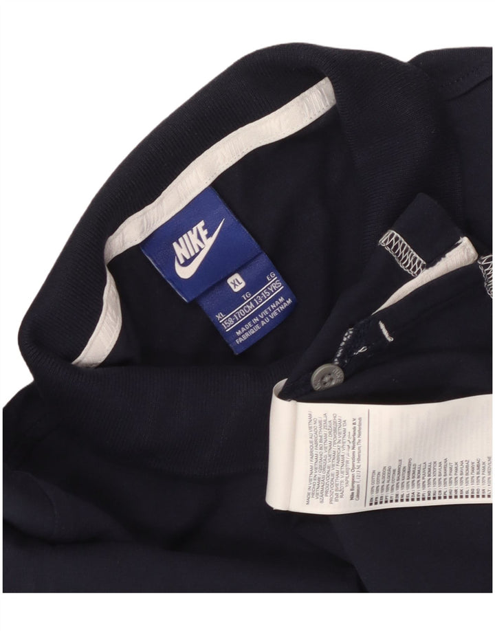 Polo Nike Bambino 13-14 anni in cotone blu navy