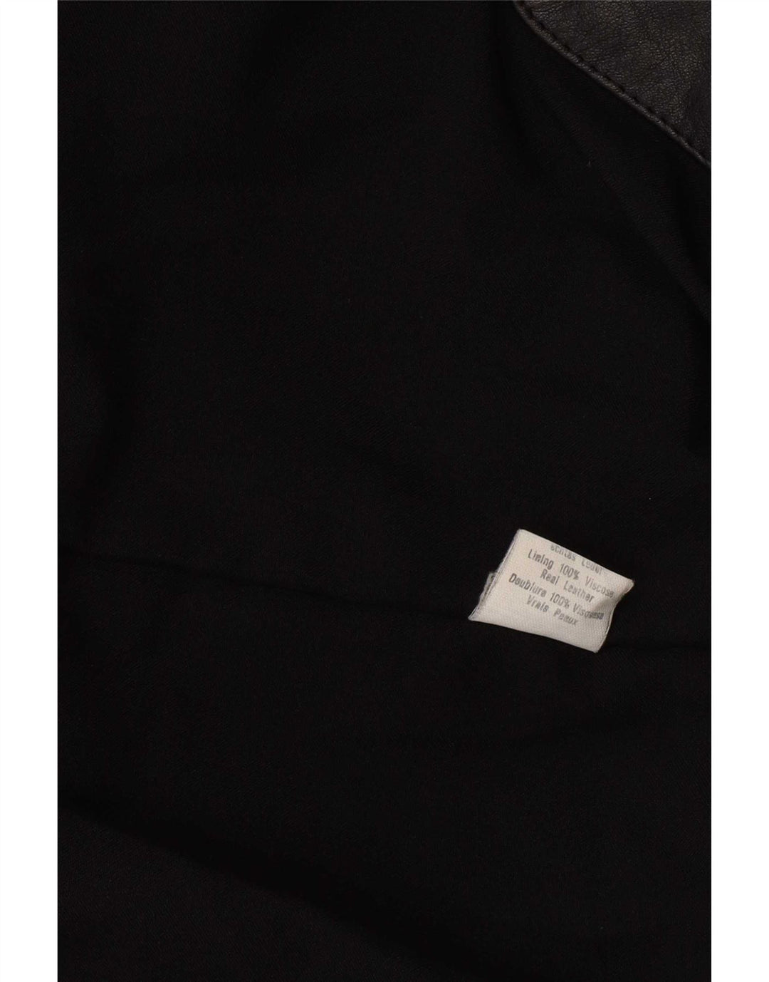 Cappotto in pelle da uomo Settore UK 42 XL Nero