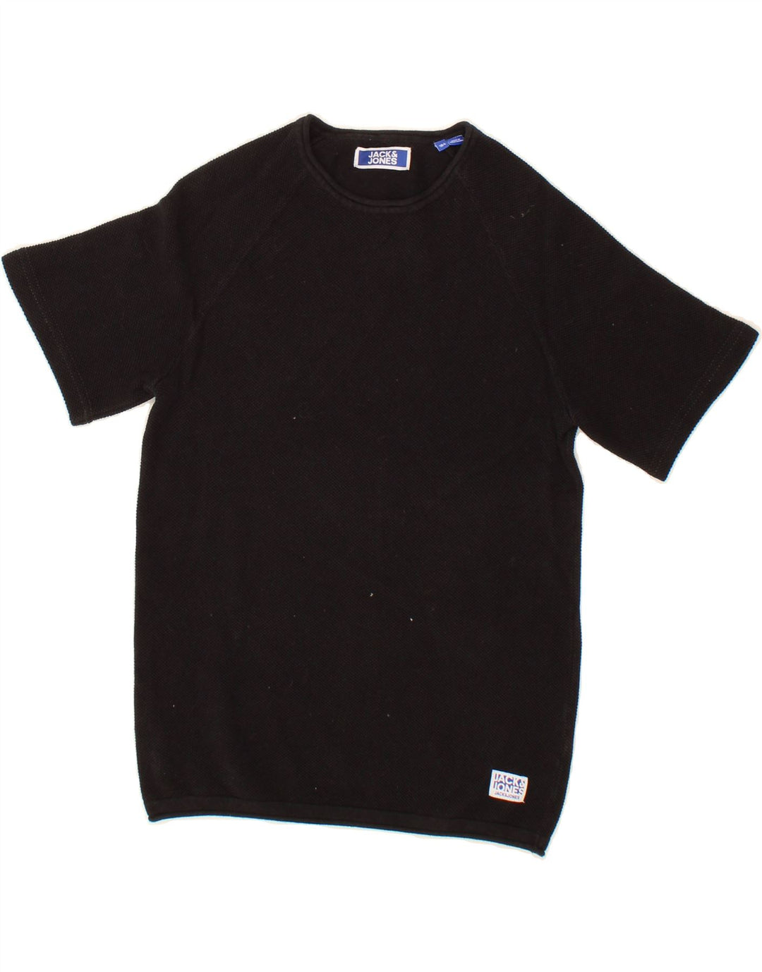 JACK & JONES Boys T-Shirt Top 13-14 Years Black Cotton Vintage Jack & Jones and Second-Hand Jack & Jones from Messina Hembry 