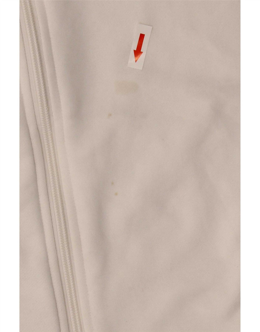 Giacca da tuta da donna Adidas UK 16/18 Large Poliestere bianco