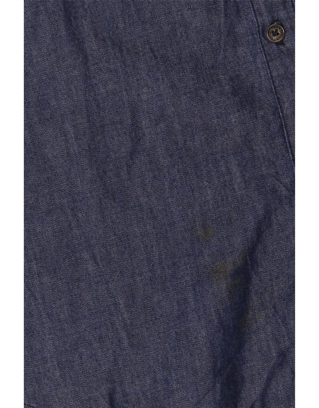 Camicia di jeans da donna IZOD UK 10 piccola in cotone blu navy