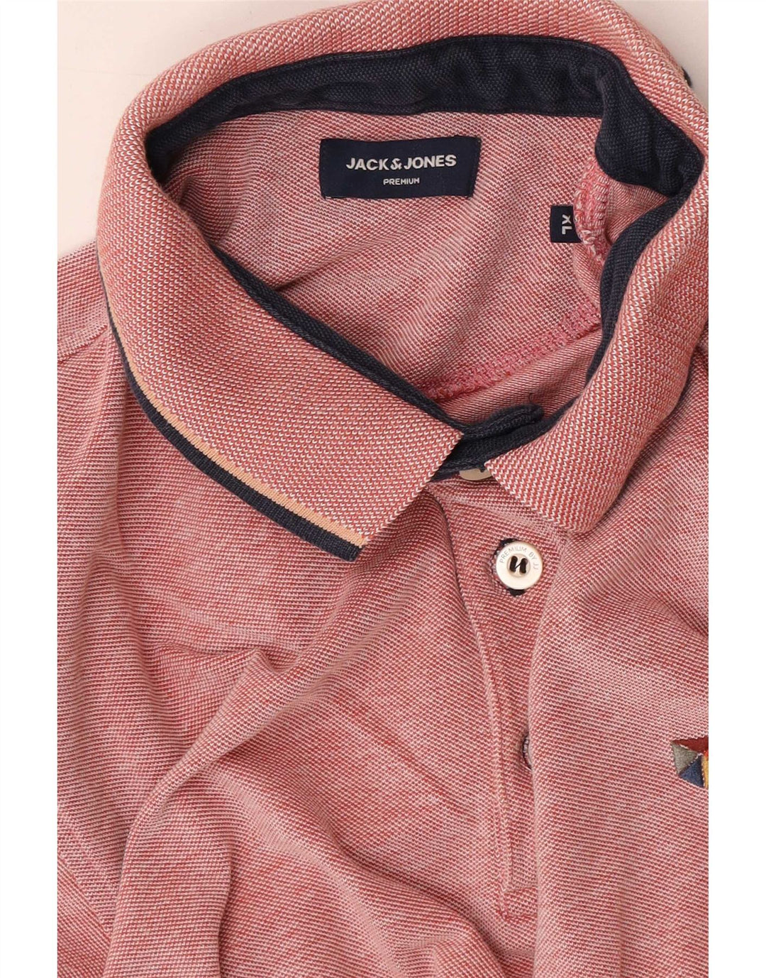 Polo da uomo Jack & Jones XL rossa