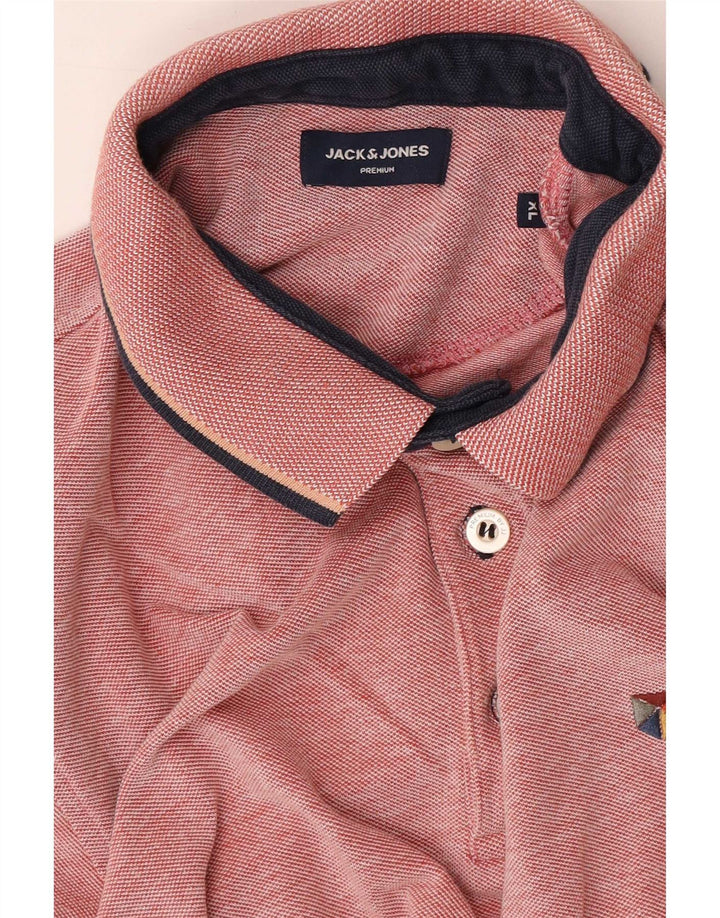 Polo da uomo Jack & Jones XL rossa