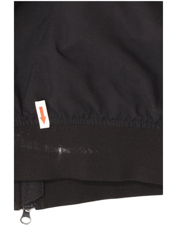Giubbotto bomber con cappuccio da uomo Adidas UK 36 piccolo poliestere nero