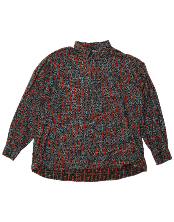 Camicia oversize da donna Club D'Amingo IT 45/46 Large multicolore geometrica