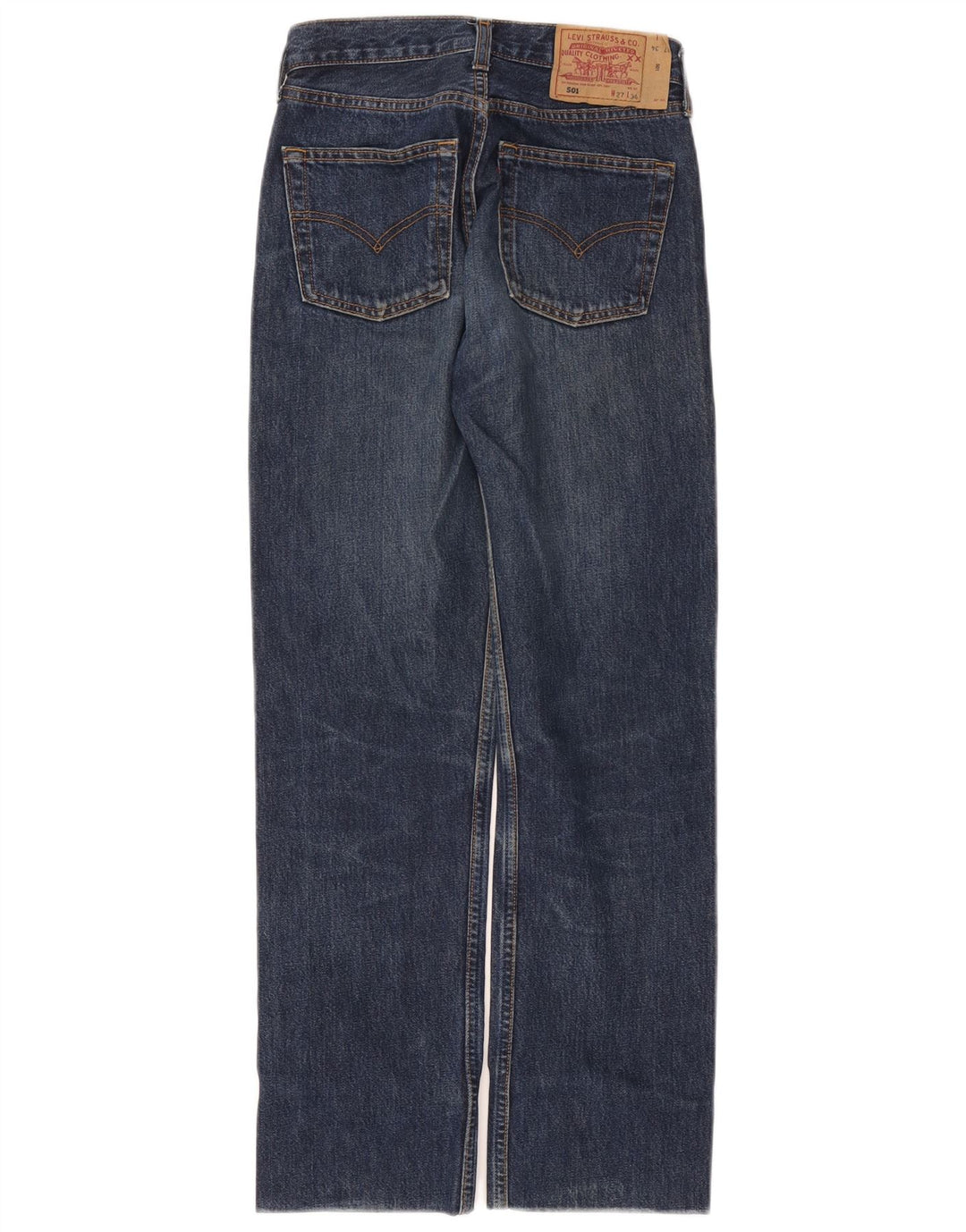 Jeans dritti 501 da donna LEVI'S W27 L28 Blu navy