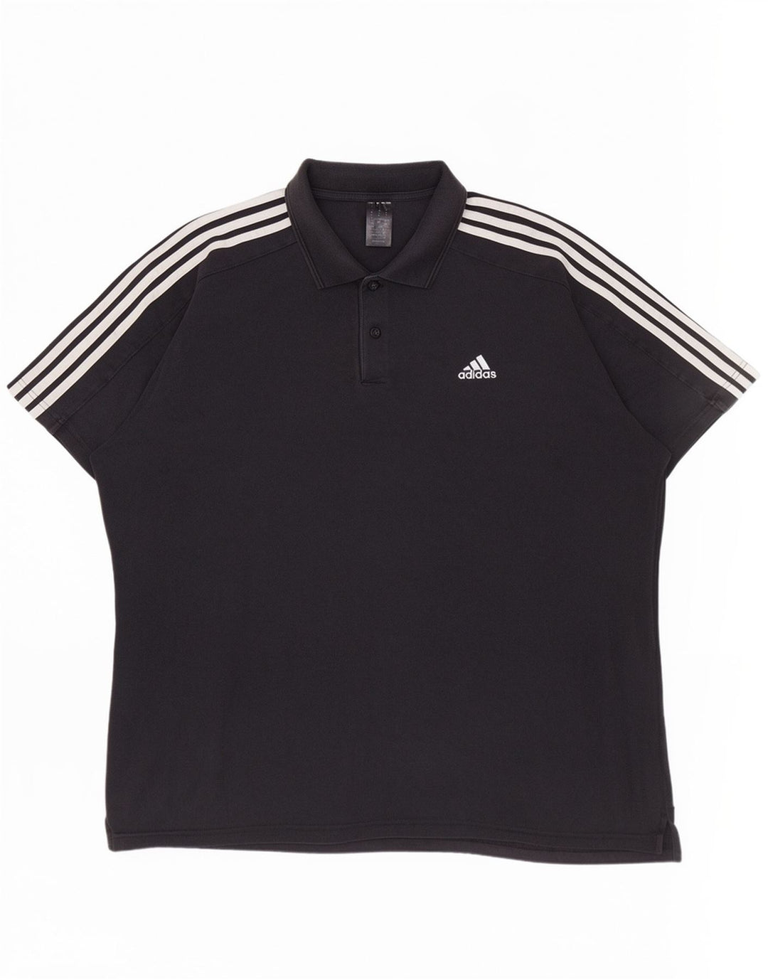 Polo Adidas da uomo 2XL in cotone nero