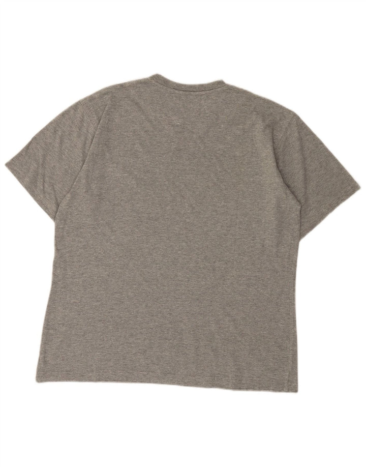 T-shirt da donna Carrera Top UK 16 grande cotone chiazzato grigio