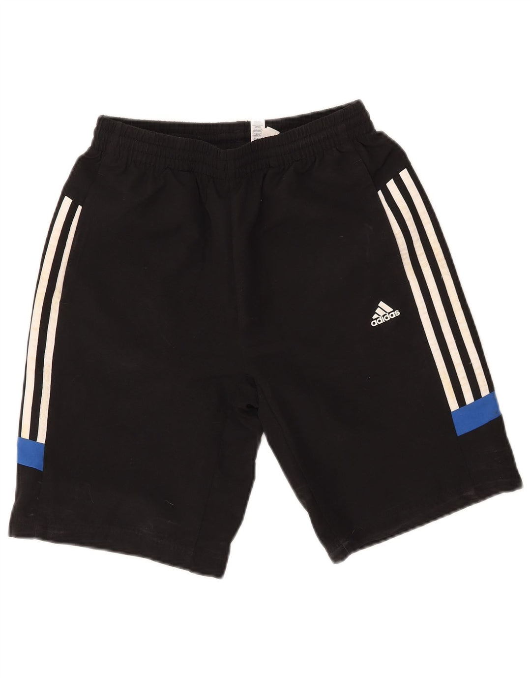 Pantaloncini sportivi Adidas da ragazzo 13-14 anni in poliestere color block nero