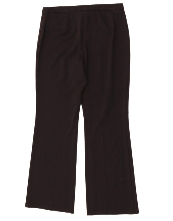 Pantaloni casual svasati da donna Marks & Spencer UK 12 medi W31 L30 neri