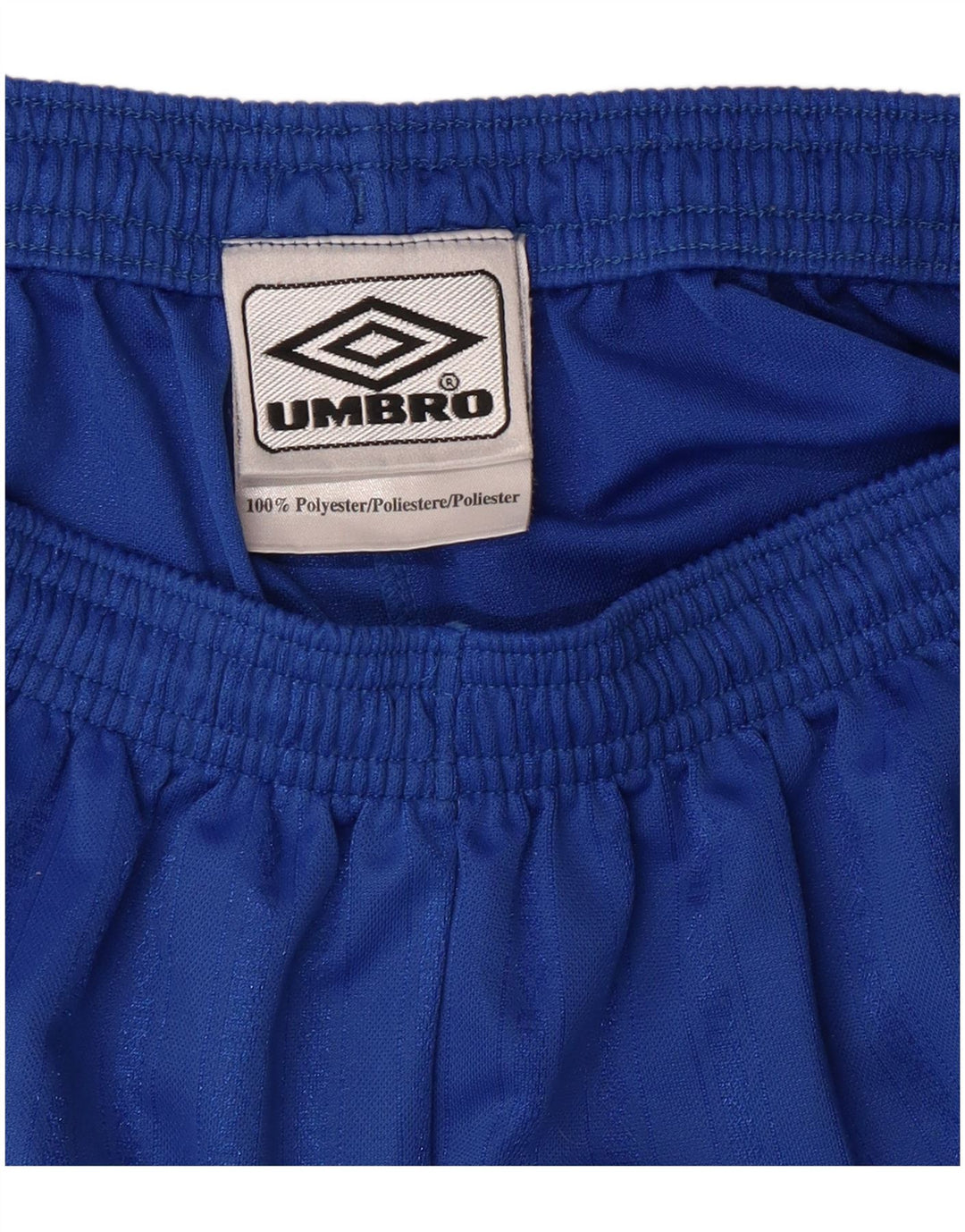 Pantaloncini sportivi da uomo UMBRO grandi in poliestere blu