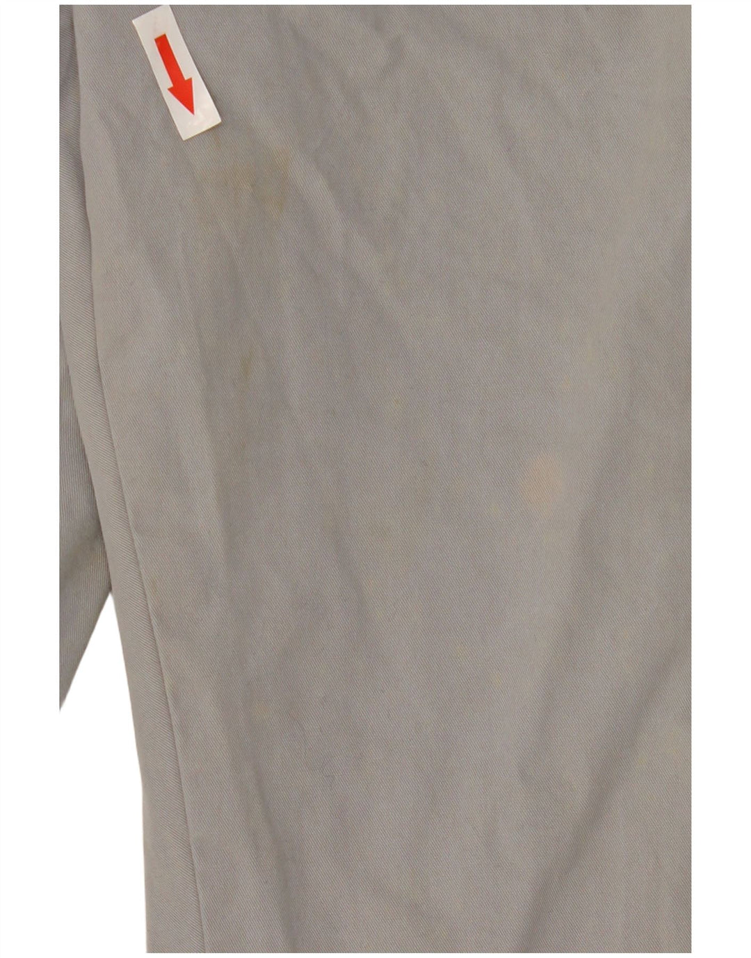 Pantaloni chino dritti da uomo Ted Baker W36 L31 cotone grigio
