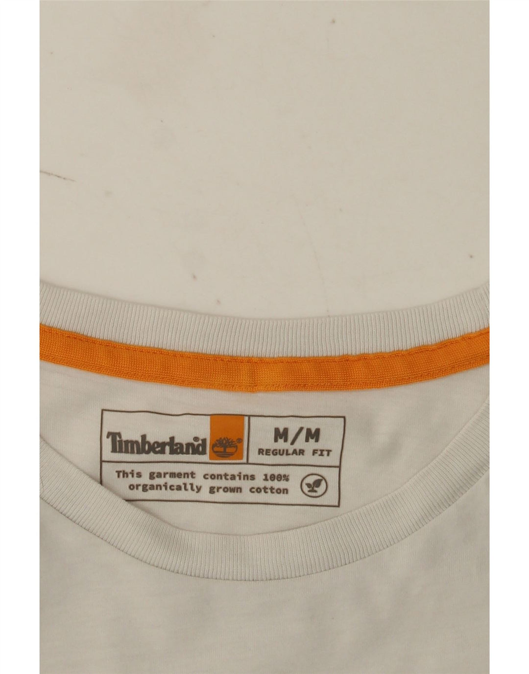 T-shirt grafica da uomo con vestibilità regolare Timberland Top in cotone bianco medio