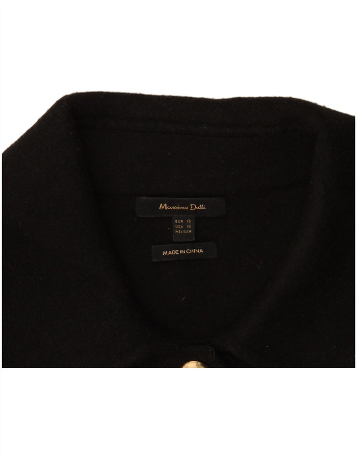 Giacca bolero oversize corta da donna Massimo Dutti UK 6 XS nera