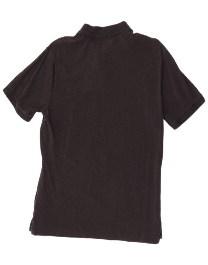 Polo Nike da uomo piccola in cotone nero