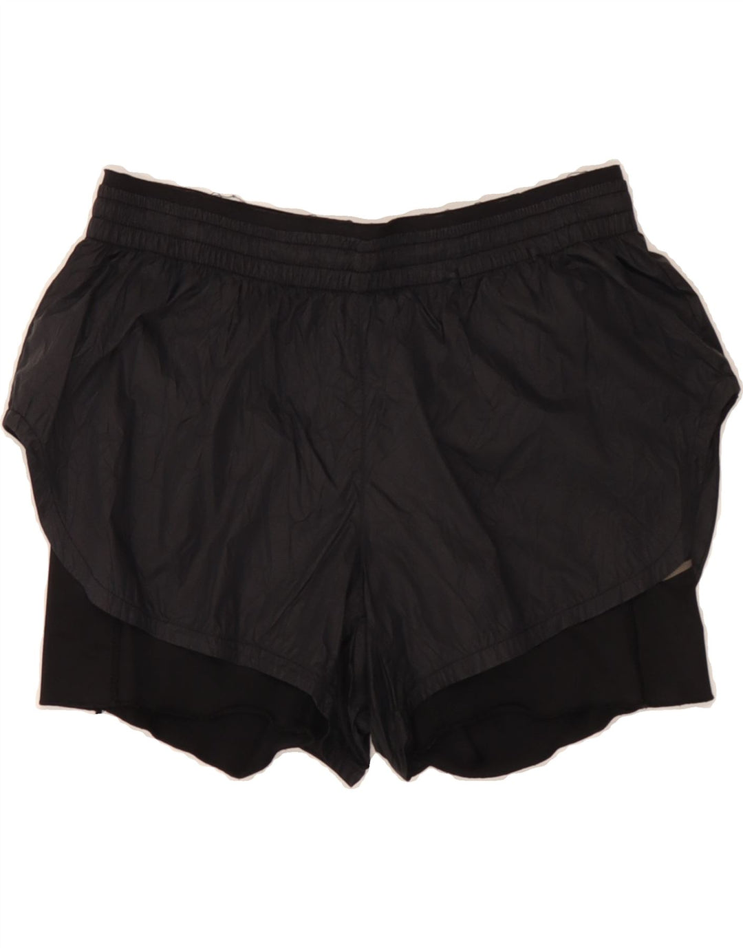 NIKE Womens Dri Fit Sport Shorts UK 10 Small Black Polyester Vintage Nike and Second-Hand Nike from Messina Hembry 