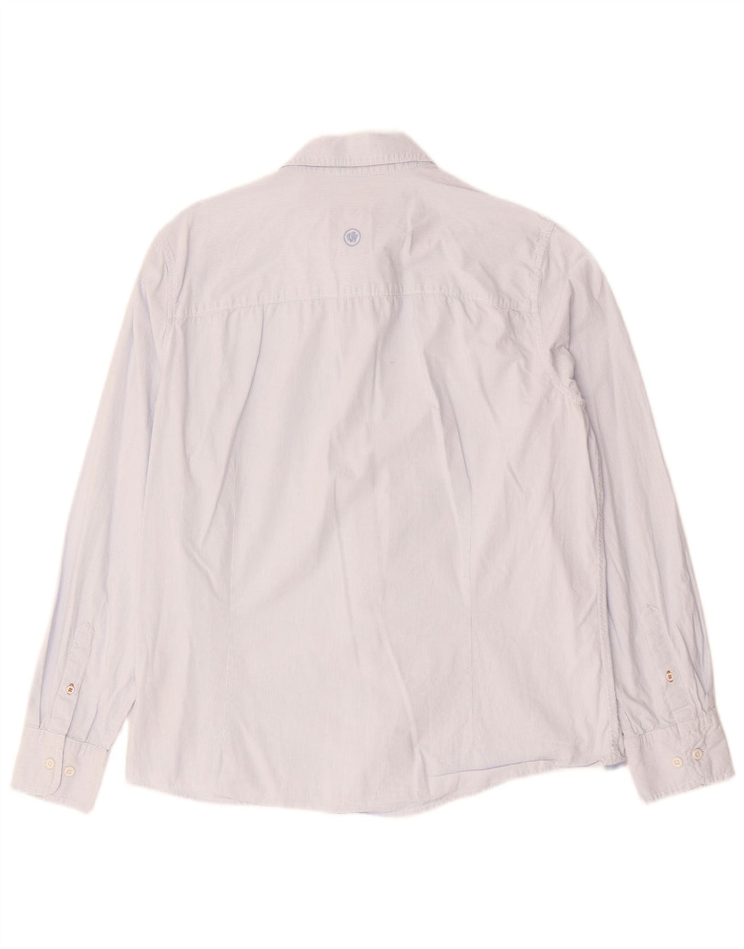 FAT FACE Camicia slim da uomo grande gessato blu