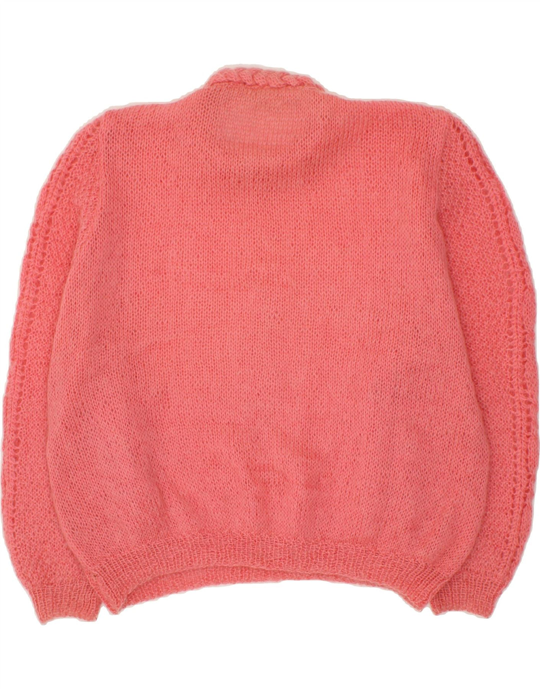 VINTAGE Womens Turtle Neck Jumper Sweater UK 10 Small Pink Vintage Vintage and Second-Hand Vintage from Messina Hembry 