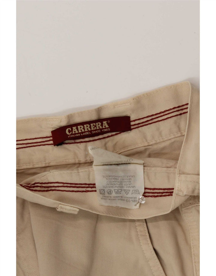 Pantaloncini cargo da uomo Carrera IT 46 Small W28 Cotone beige