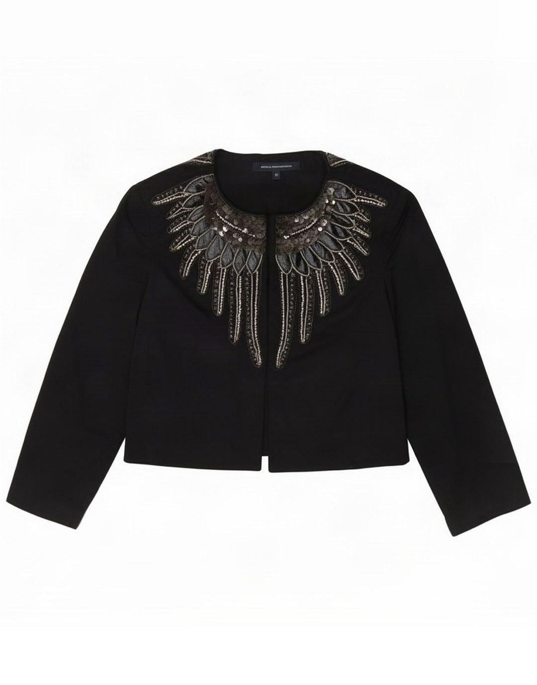 Giacca Bolero da donna con motivo astratto French Connection UK 12 Medium Nero