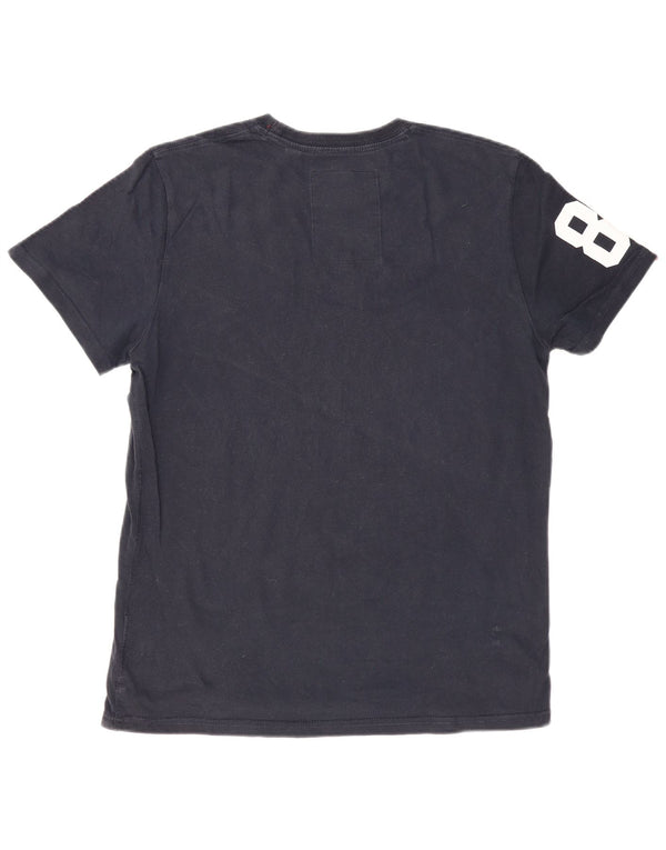 T-shirt grafica da uomo SUPERDRY Top XL blu navy