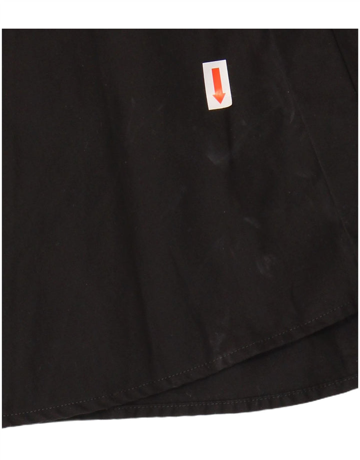 HUGO BOSS Mens Extra Slim Fit Shirt Size 42 Large Black Cotton
