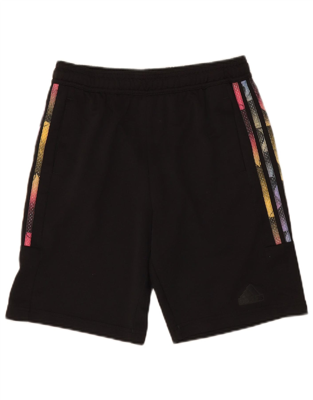 Pantaloncini sportivi ADIDAS per bambina 13-14 anni W28 L8 poliestere nero