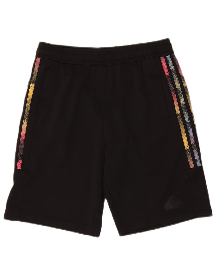 Pantaloncini sportivi ADIDAS per bambina 13-14 anni W28 L8 poliestere nero