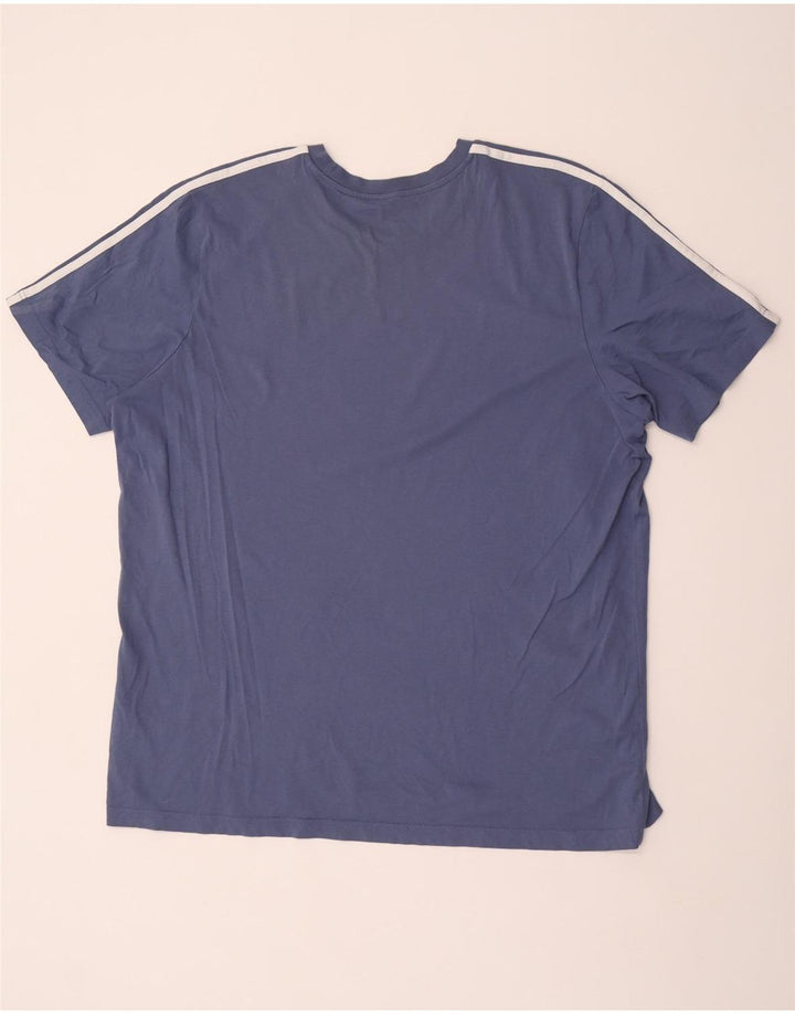 T-shirt da uomo ADIDAS Top 2XL in cotone blu