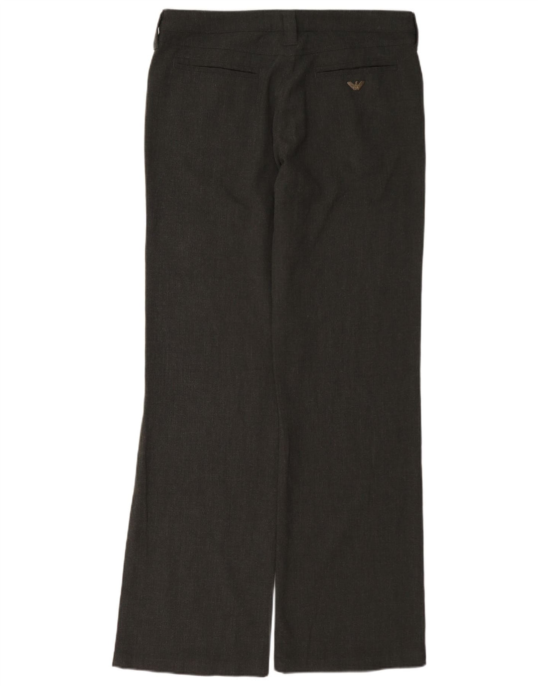 Pantaloni casual Bootcut da donna Armani W30 L33 poliestere grigio