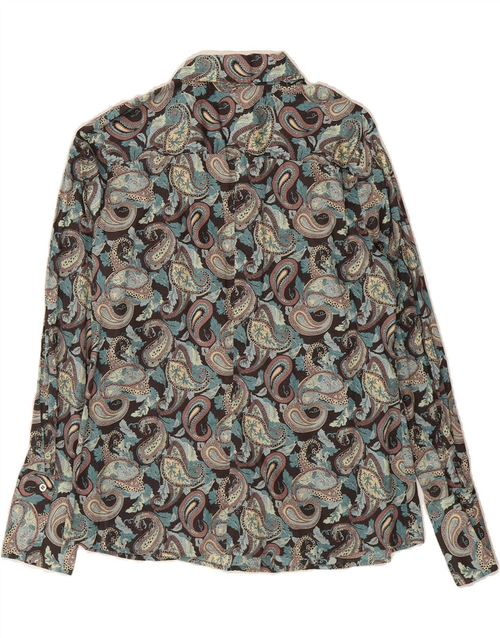 VINTAGE Womens Shirt EU 44 XL Multicoloured Paisley Cotton Vintage Vintage and Second-Hand Vintage from Messina Hembry 