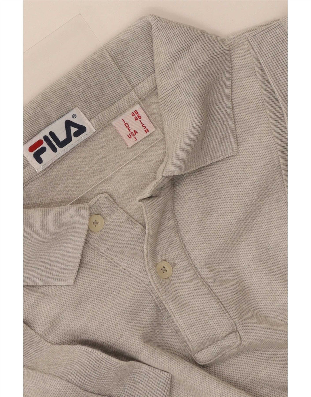 Polo da uomo Fila Small grigia screziata