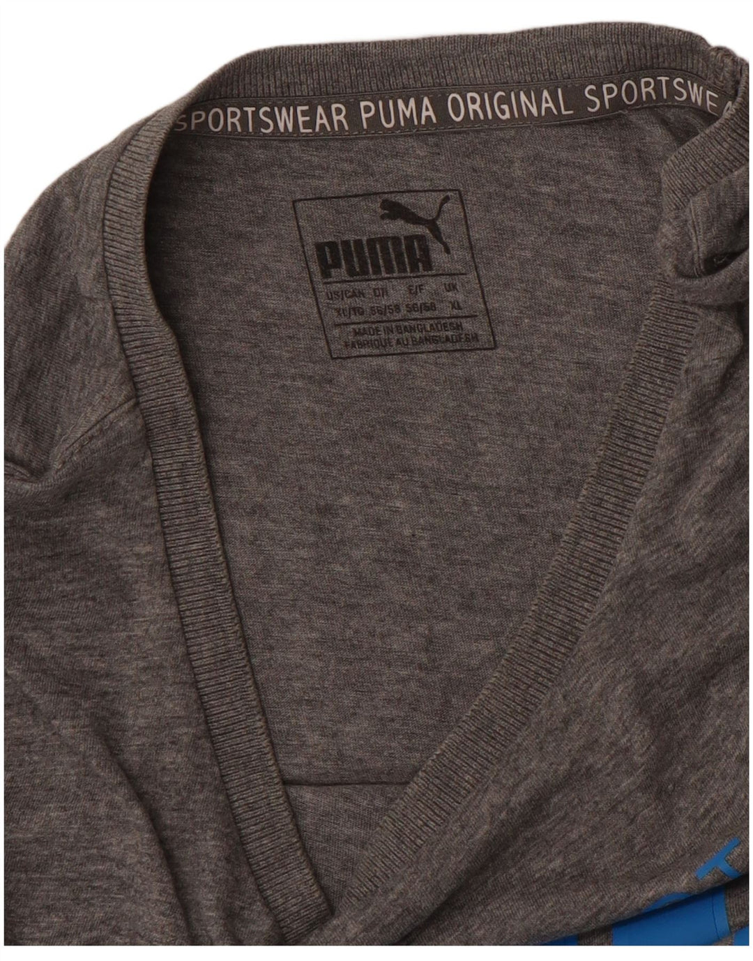 T-shirt grafica da uomo PUMA Top XL Grigia