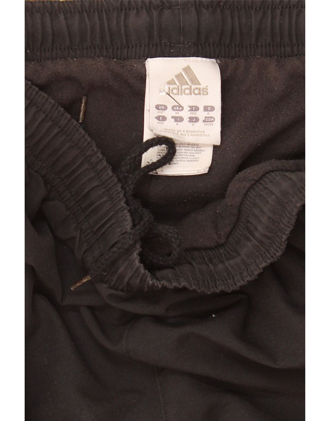 Pantaloni da tuta da uomo Adidas Joggers grandi neri in poliestere