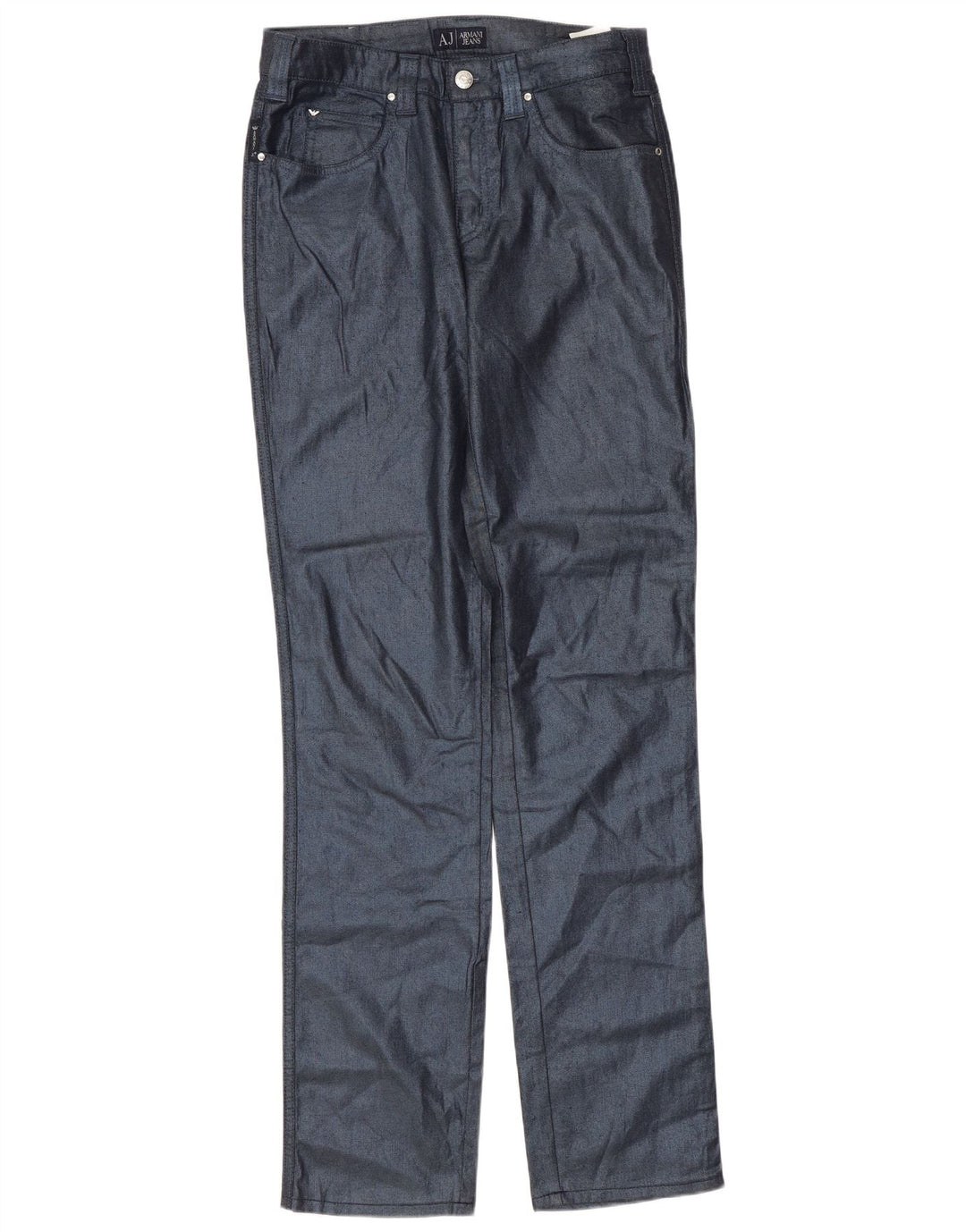 Jeans slim da donna Armani W29 L32 cotone blu navy