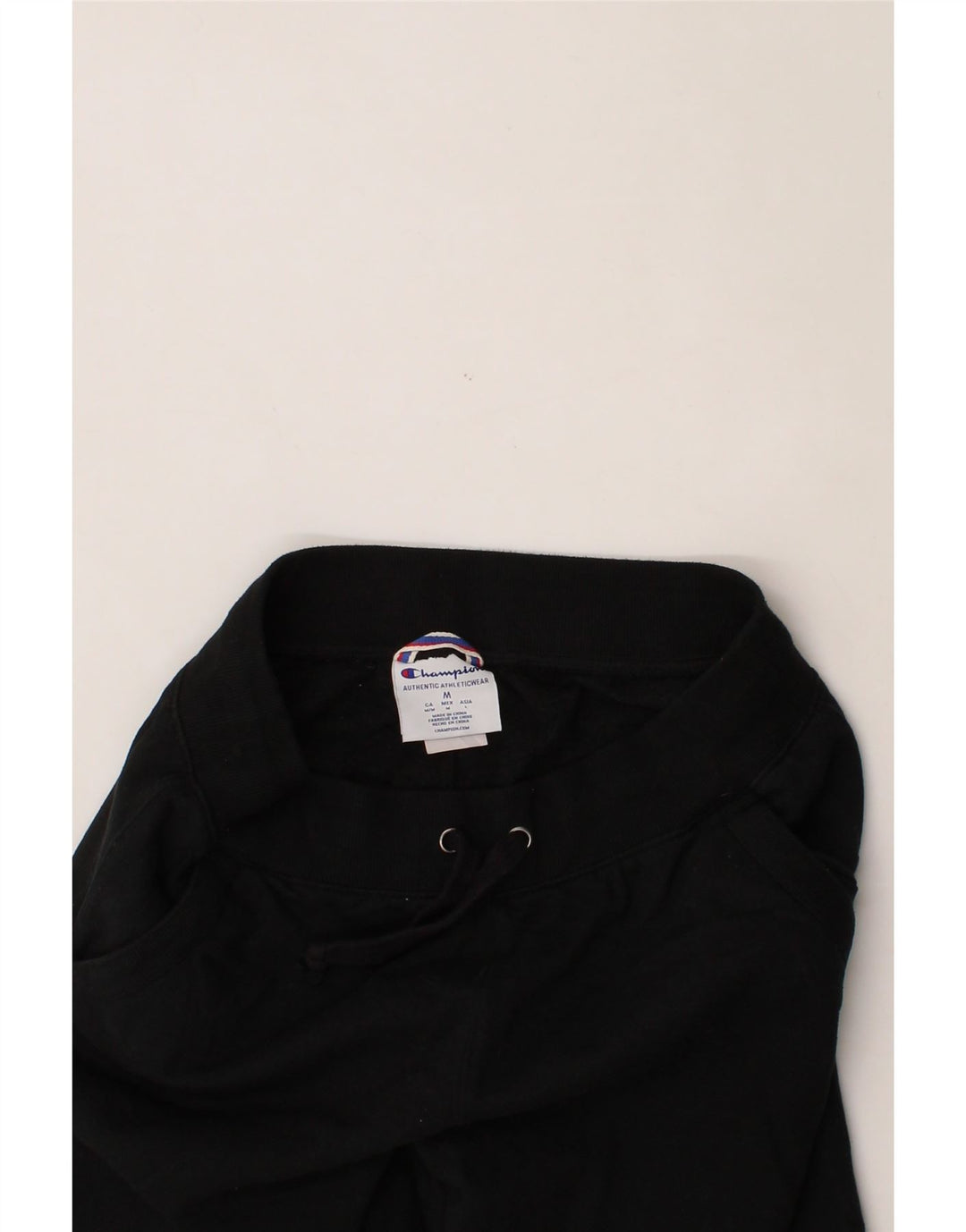CHAMPION Womens Graphic Tracksuit Trousers Joggers UK 14 Medium  Black Vintage Champion and Second-Hand Champion from Messina Hembry 