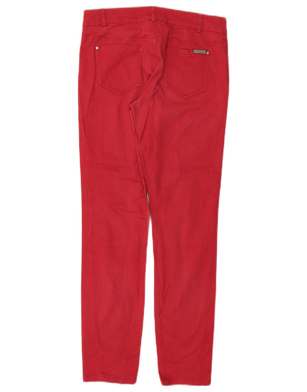 Jeans slim da donna Dkny US 2 XS W28 L28 cotone rosso