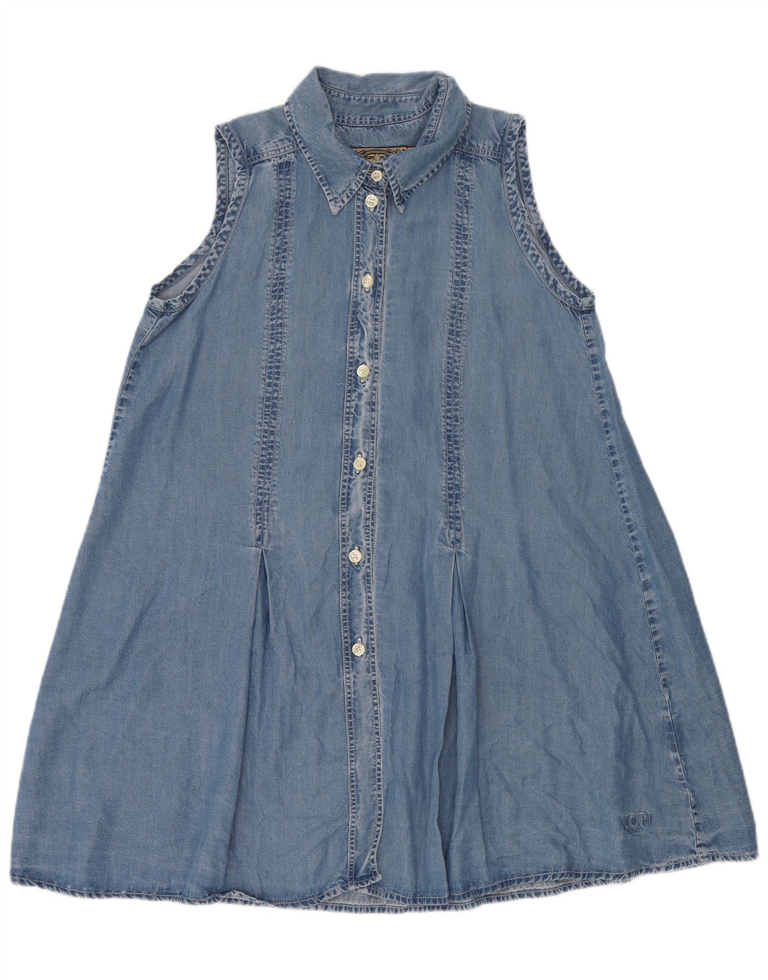 Abito in denim senza maniche da donna Joop UK 14 Lyocell blu medio
