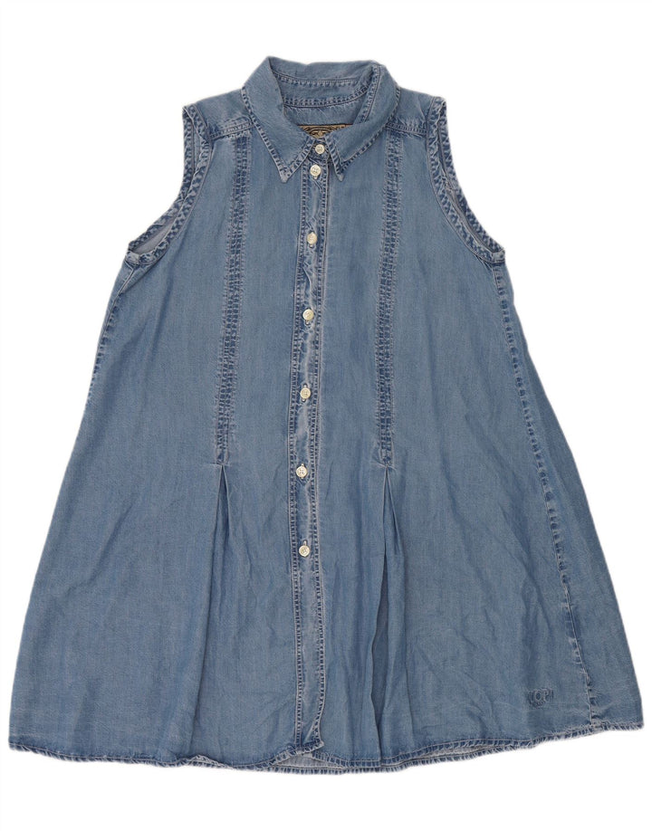 Abito in denim senza maniche da donna Joop UK 14 Lyocell blu medio