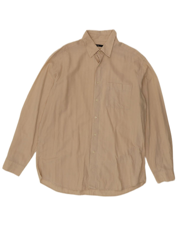 Camicia da uomo Cerruti 1881 XL in cotone a quadri beige