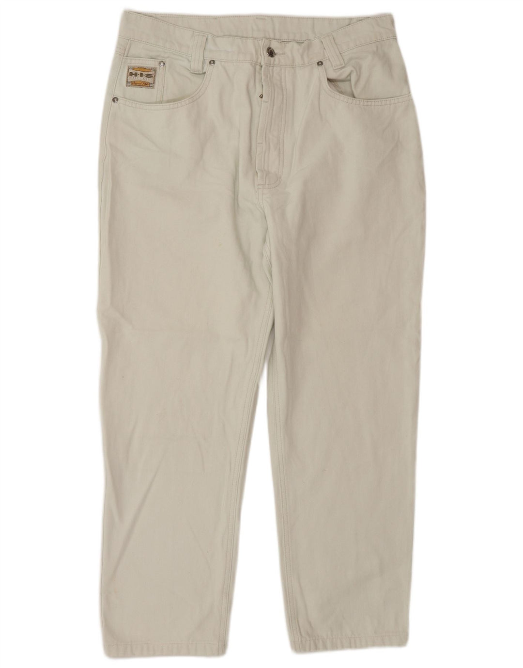 Jeans dritti da uomo HENRY I SIEGEL H.I.S W32 L28 Bianco