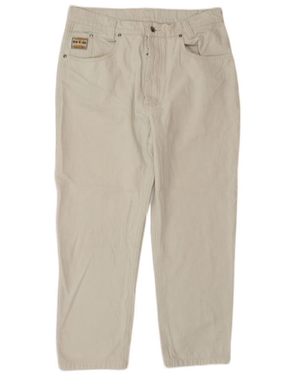 Jeans dritti da uomo HENRY I SIEGEL H.I.S W32 L28 Bianco