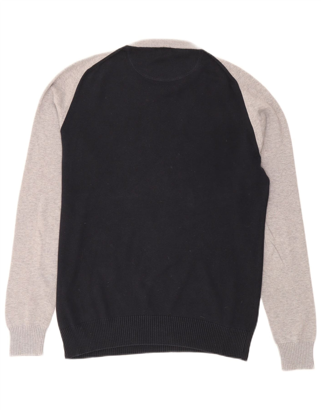 Bikkembergs Maglione girocollo da uomo a blocchi di colore blu navy medio