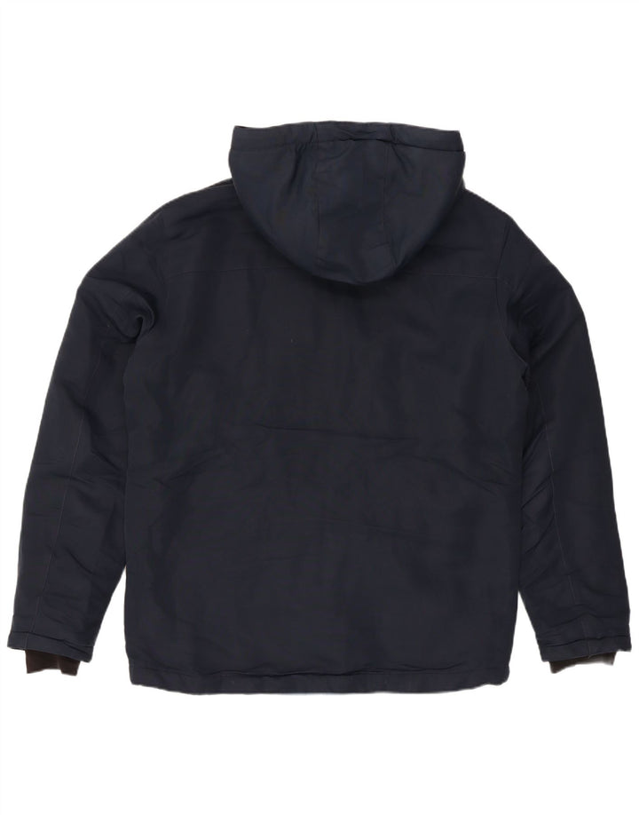 Jack & Jones Giacca imbottita con cappuccio da uomo UK 40 Large Blu Navy Moderno